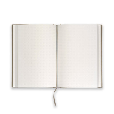 Notesbog, hardcover, sand