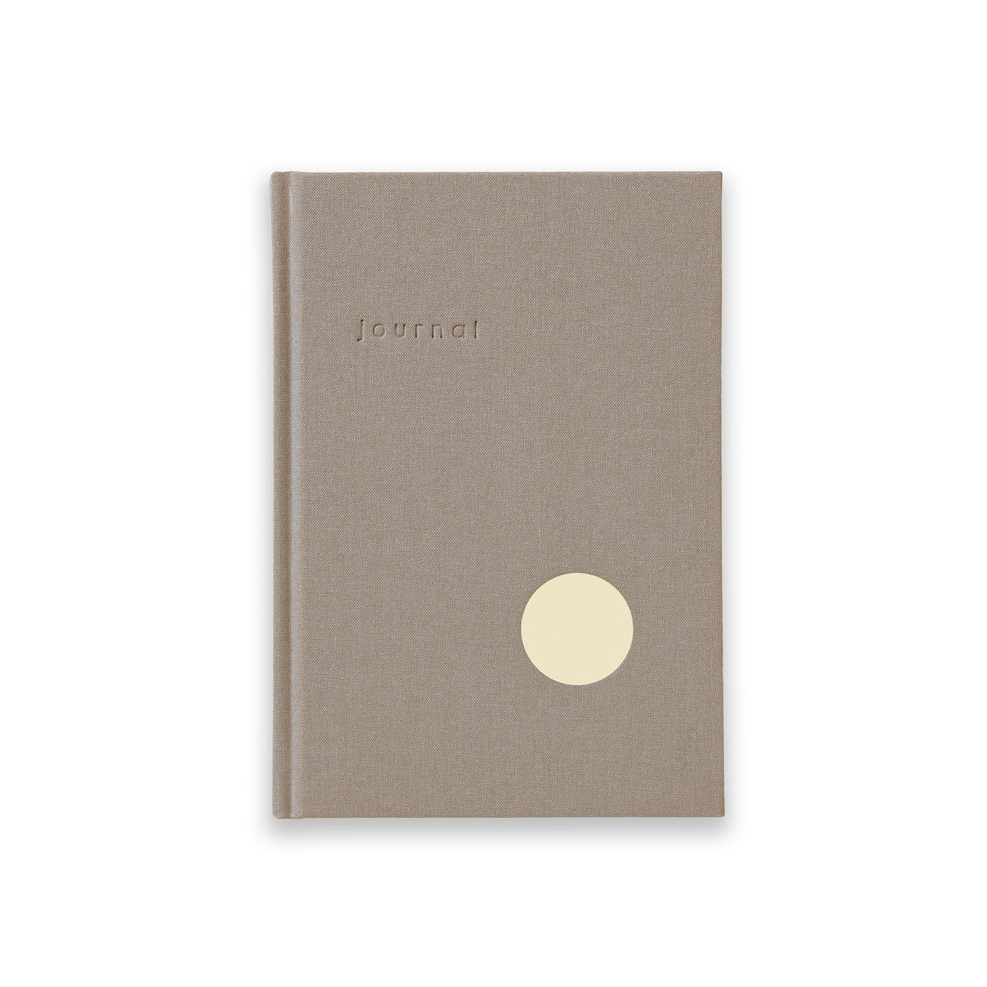Notesbog, hardcover, sand