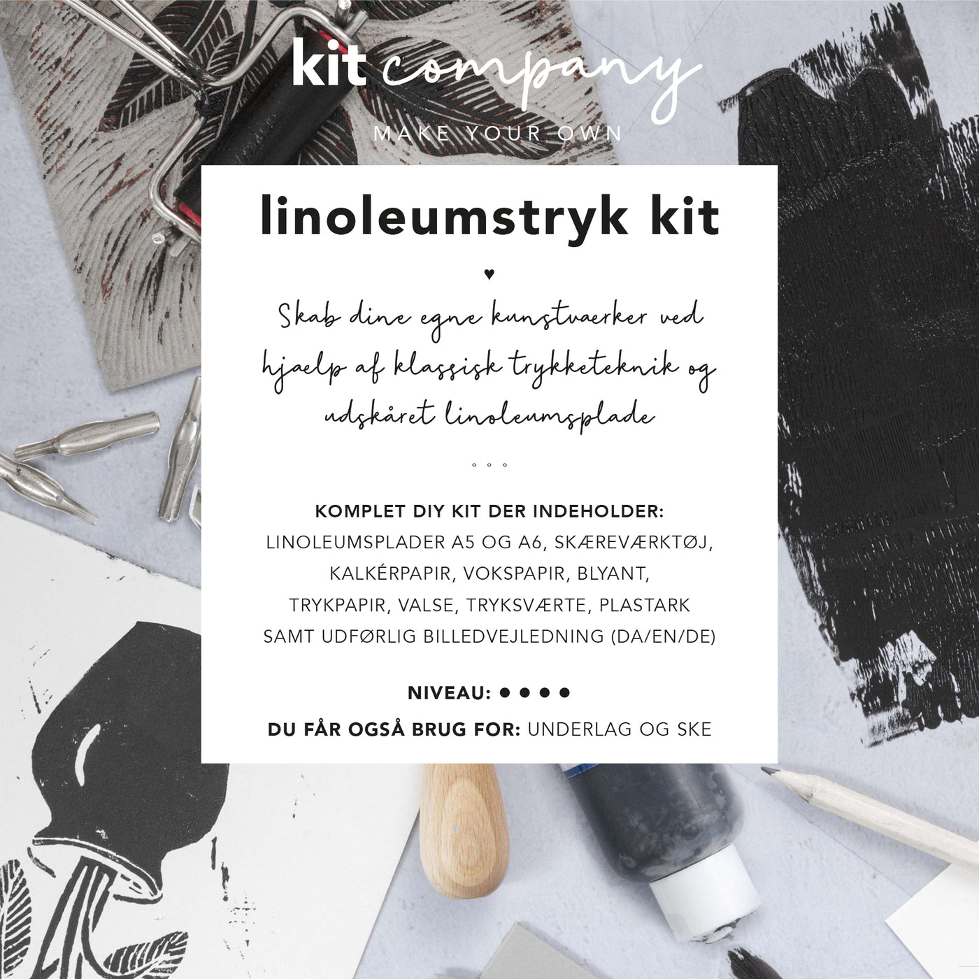 Linoleumstryk kit