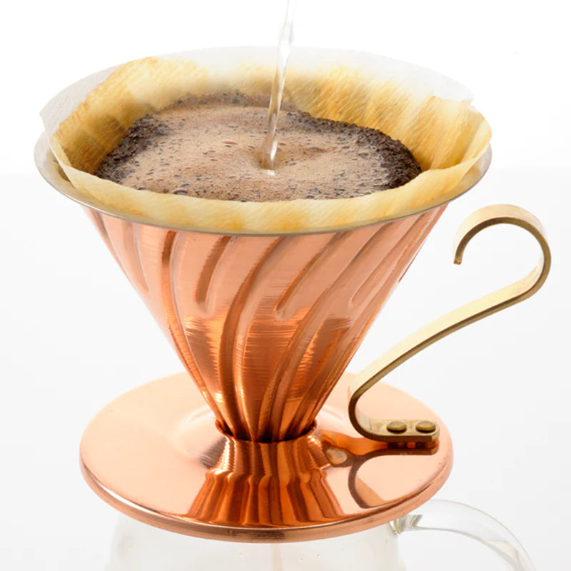 V60 Kaffedrypper, kobber 02