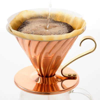 V60 Kaffedrypper, kobber 02