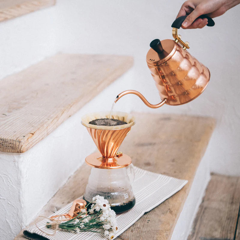 V60 Kaffedrypper, kobber 02