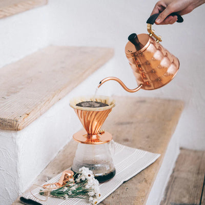 V60 Kaffedrypper, kobber 02