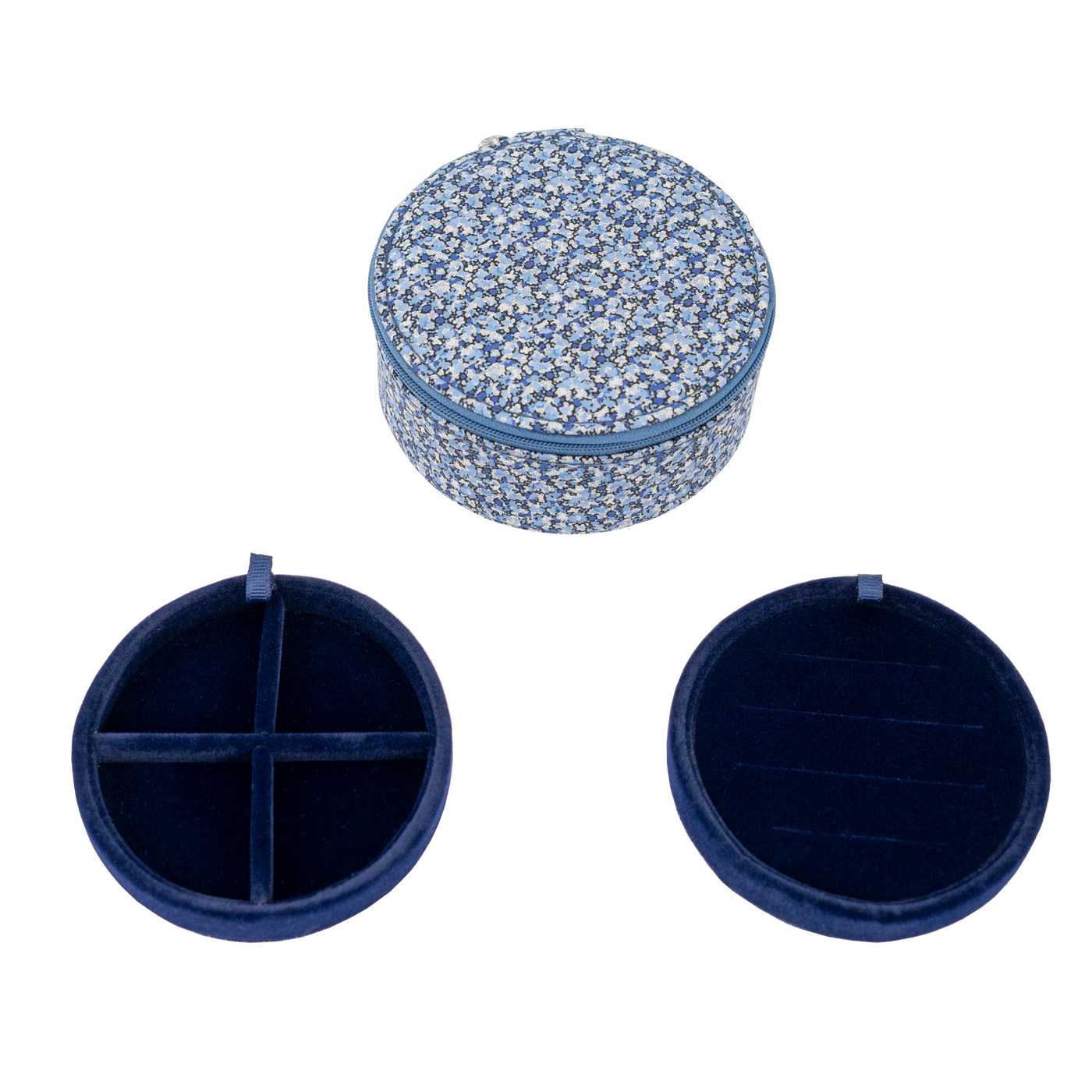 Smykkeskrin rund, Liberty Pepper blue