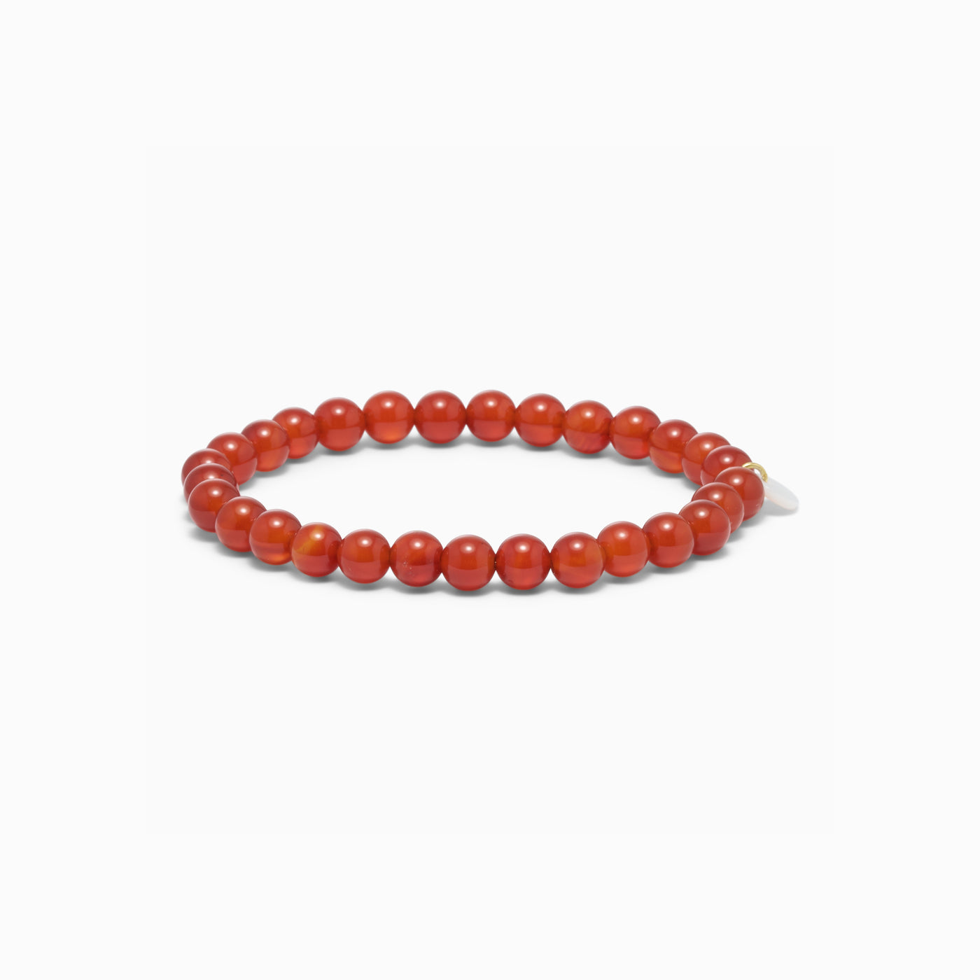 Armbånd, Rød Jade "passion", 6mm