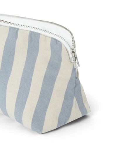 CELIA TOILETTASKE, PALE BLUE STRIPE