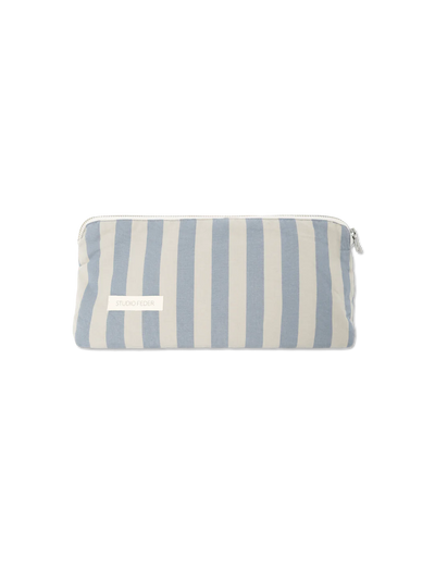 CELIA TOILETTASKE, PALE BLUE STRIPE