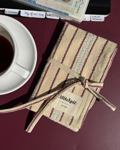Knitter's Needle Case, Striped Seerstrucker