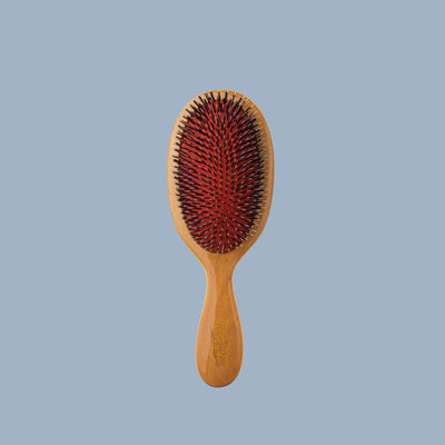 Hårbørste, Popular Bristle & Nylon, Light Cherry Wood