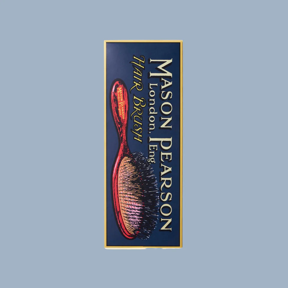 Hårbørste, Popular Bristle & Nylon, Light Cherry Wood