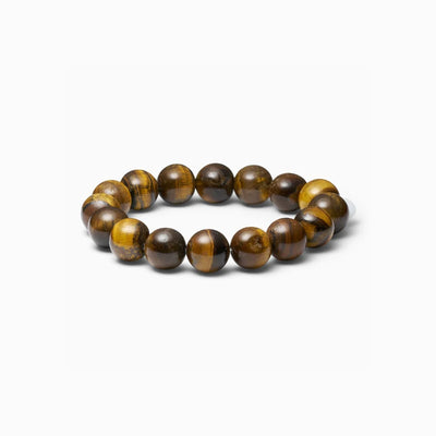 Chunky Krystal Armbånd, Tiger Eye