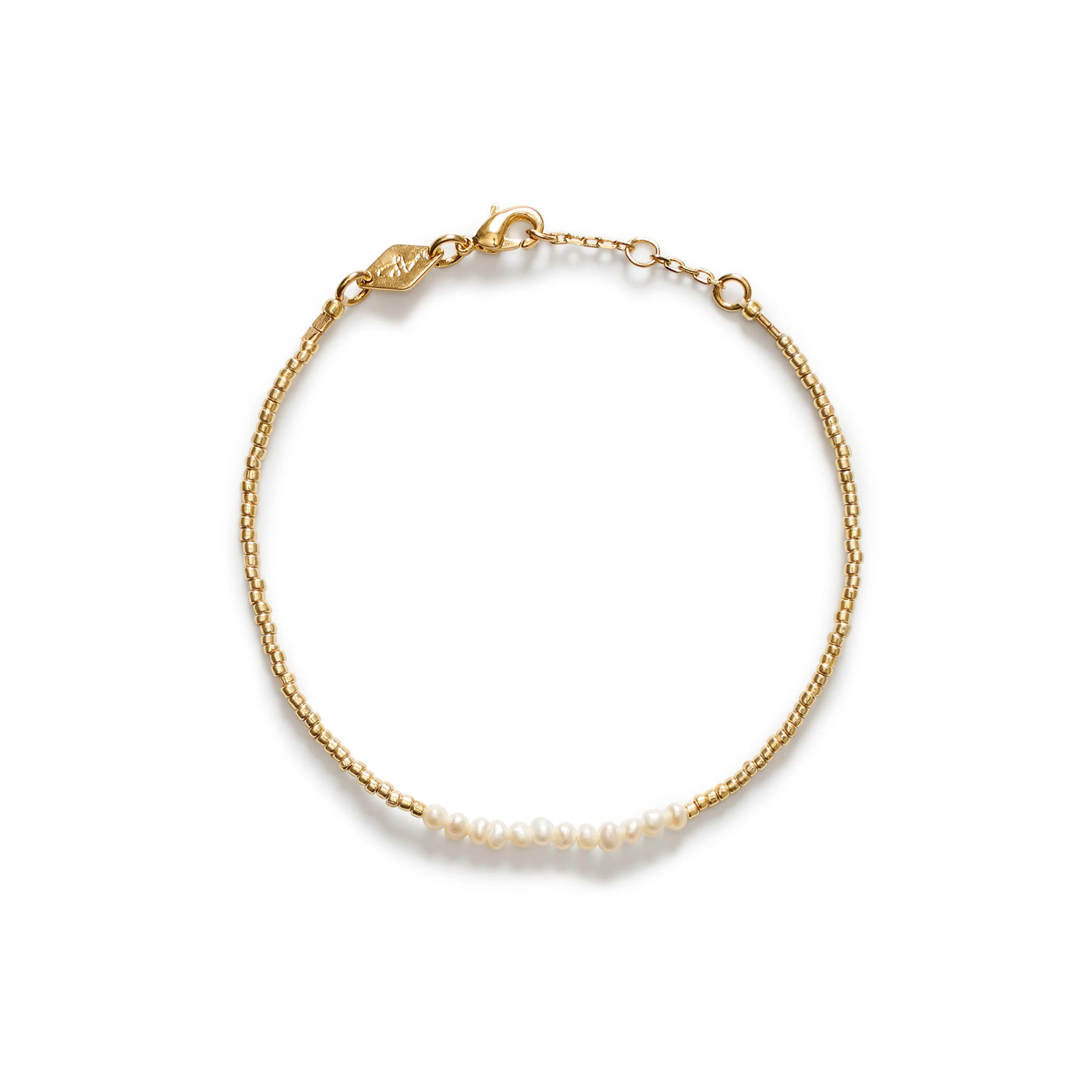 Slim Pearly Armbånd