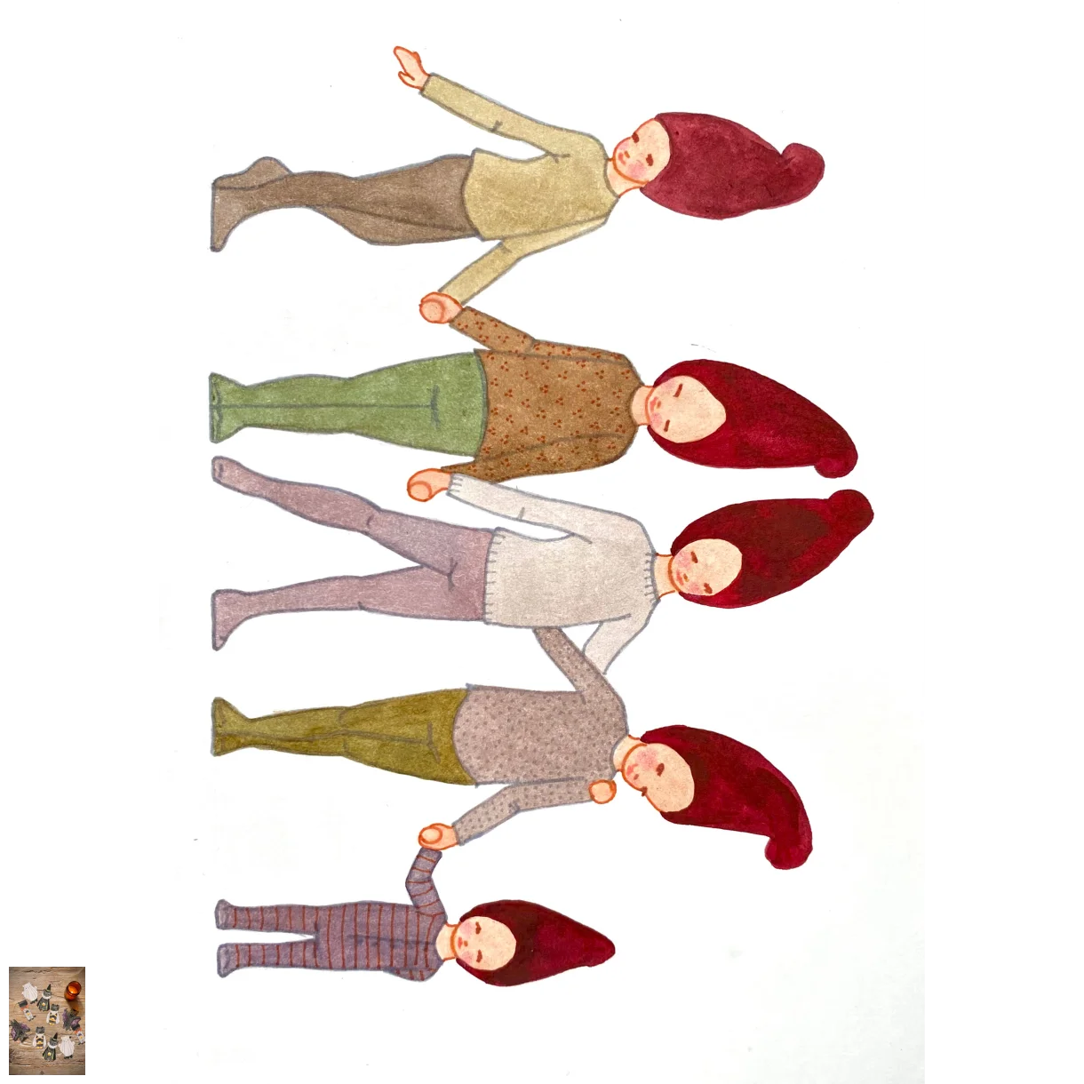 Papirklip, Nissebanden