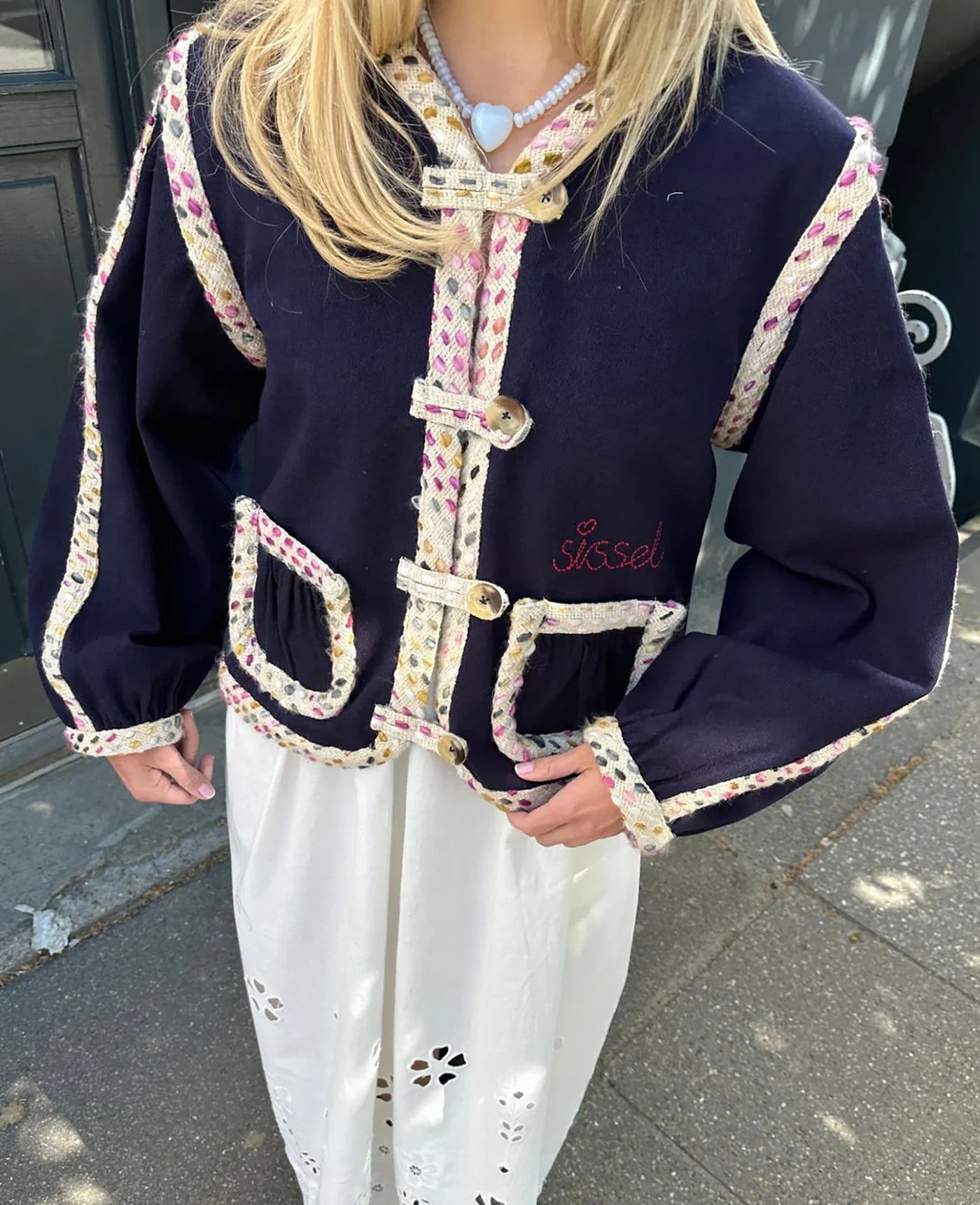 Como Jakke, Marineblå