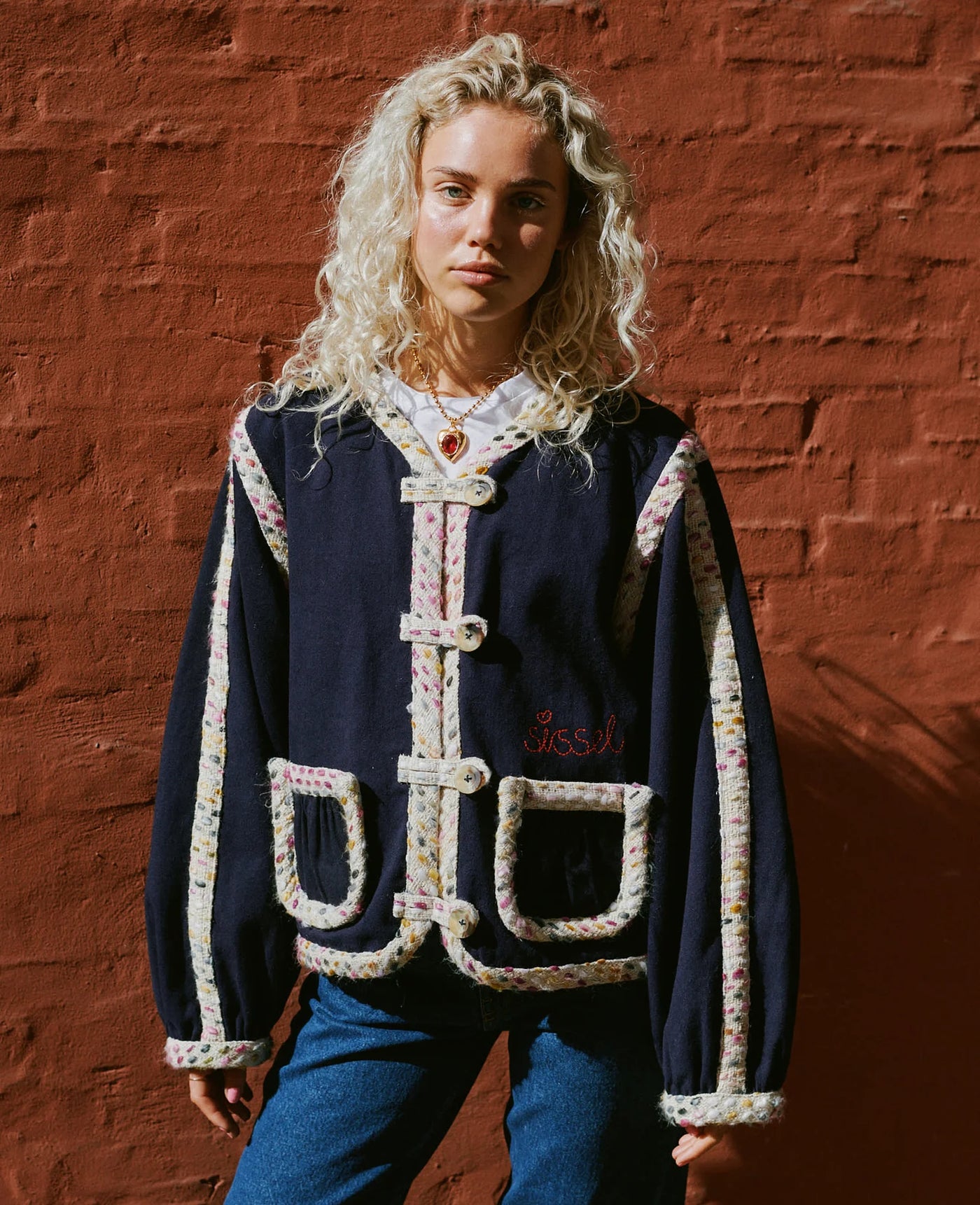 Como Jakke, Marineblå