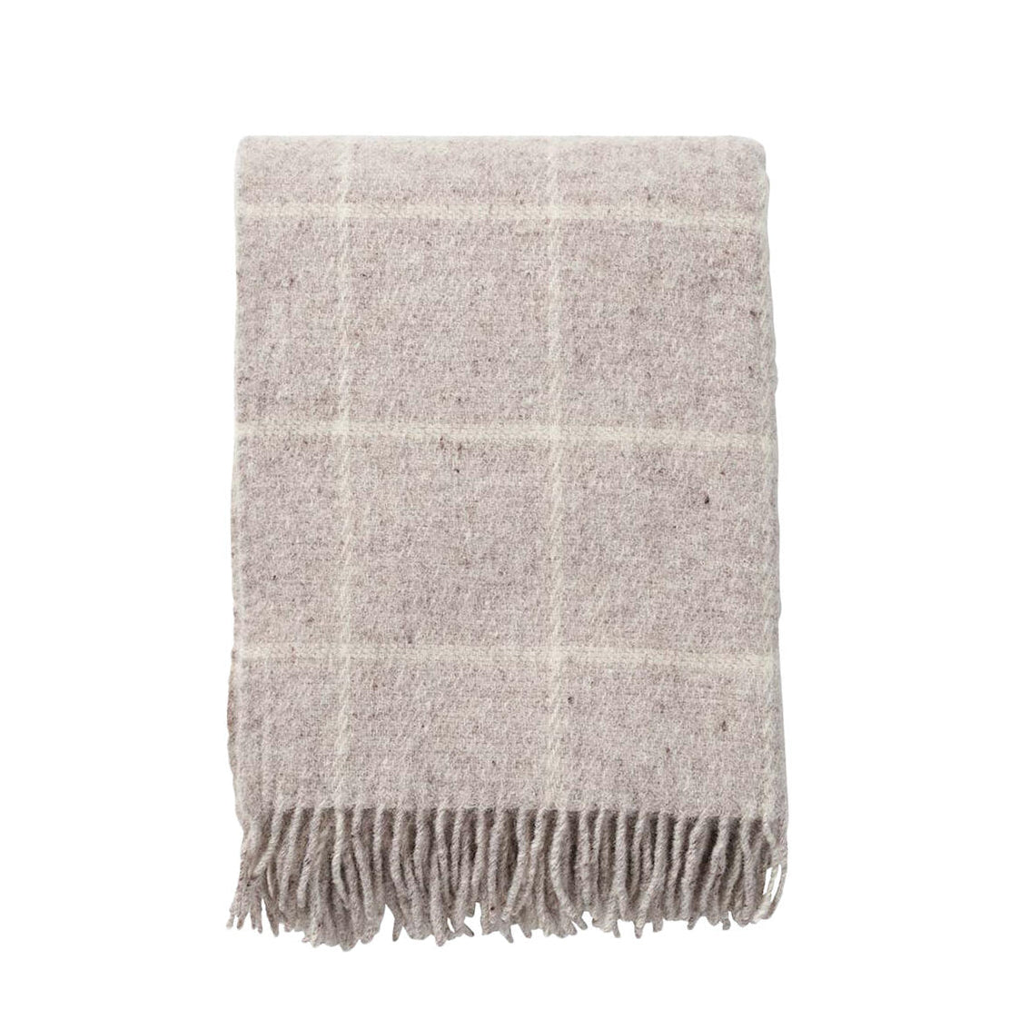 Plaid i lammeuld, Vinga Beige