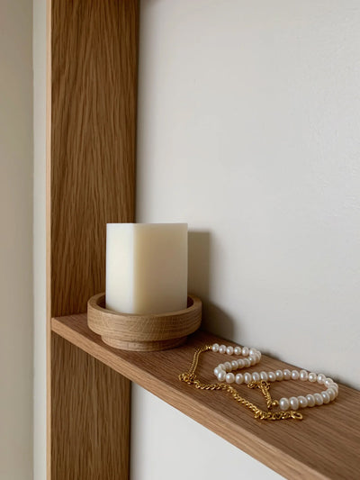 Soap dish, sæbeskål, oak