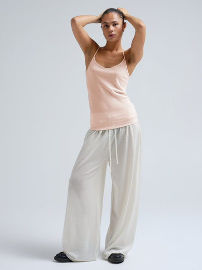 Top i uld, Rosaria, rosie beige