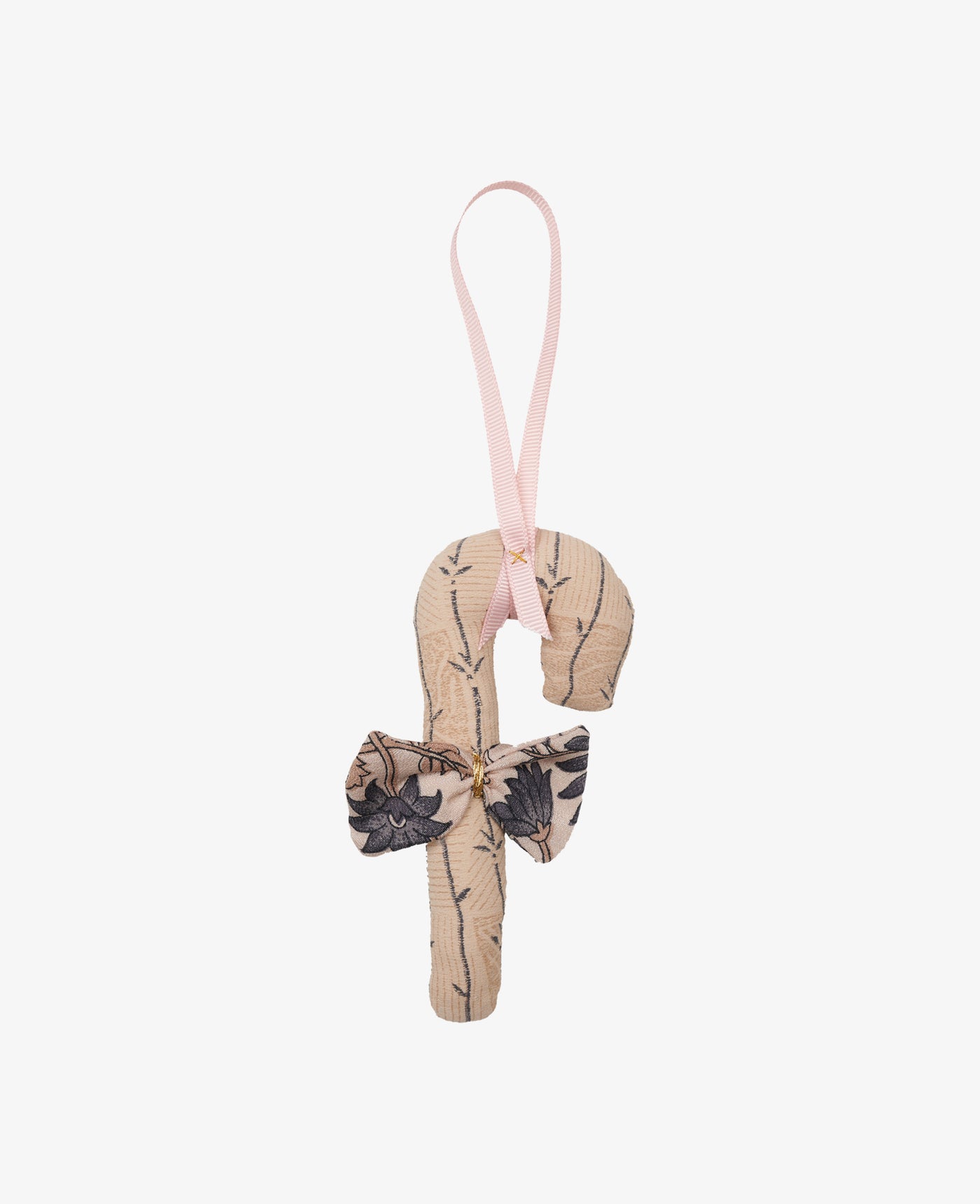 Juleophæng sukkerstang, beige