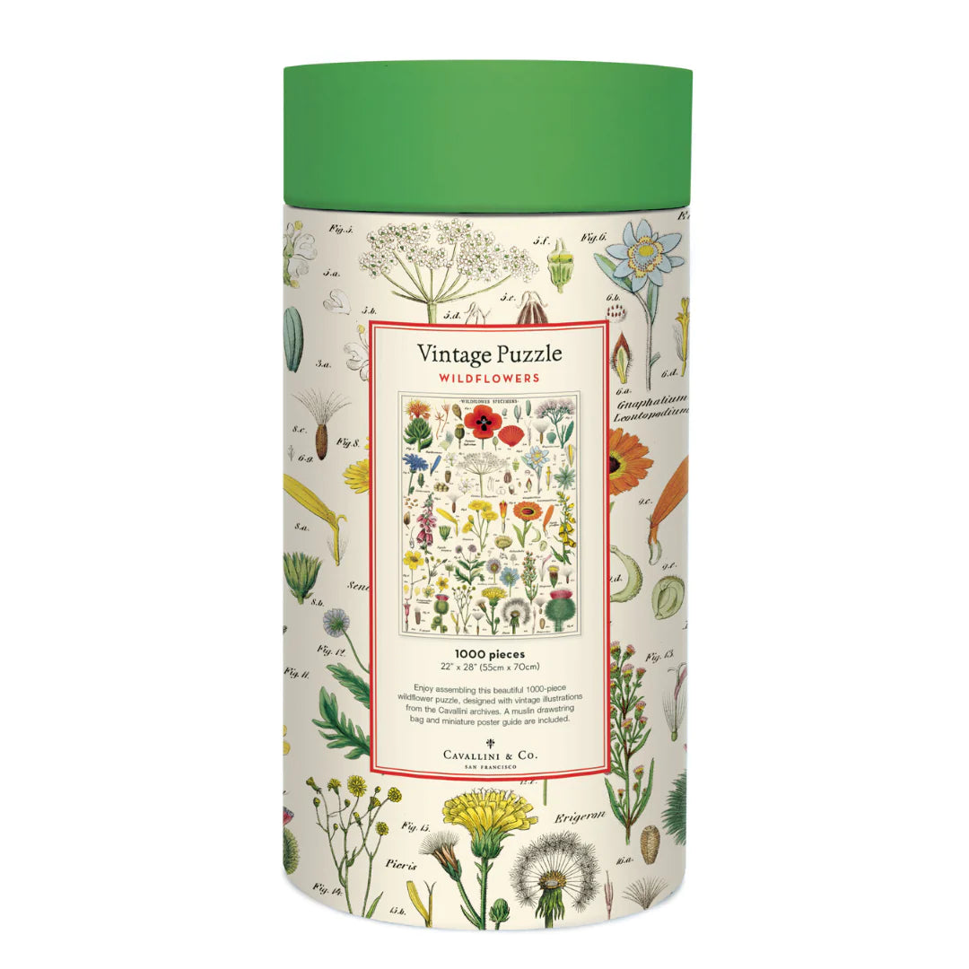 Puslespil, Wildflowers vintage