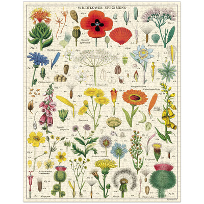 Puslespil, Wildflowers vintage