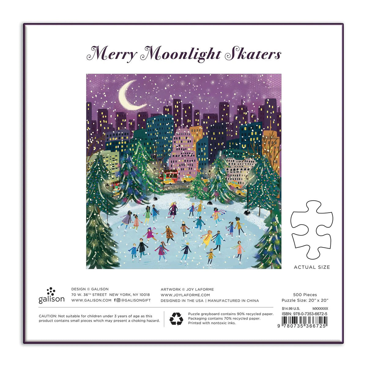 Puslespil, Merry moonlight skaters