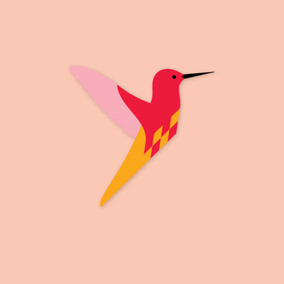 Kolibri, rød