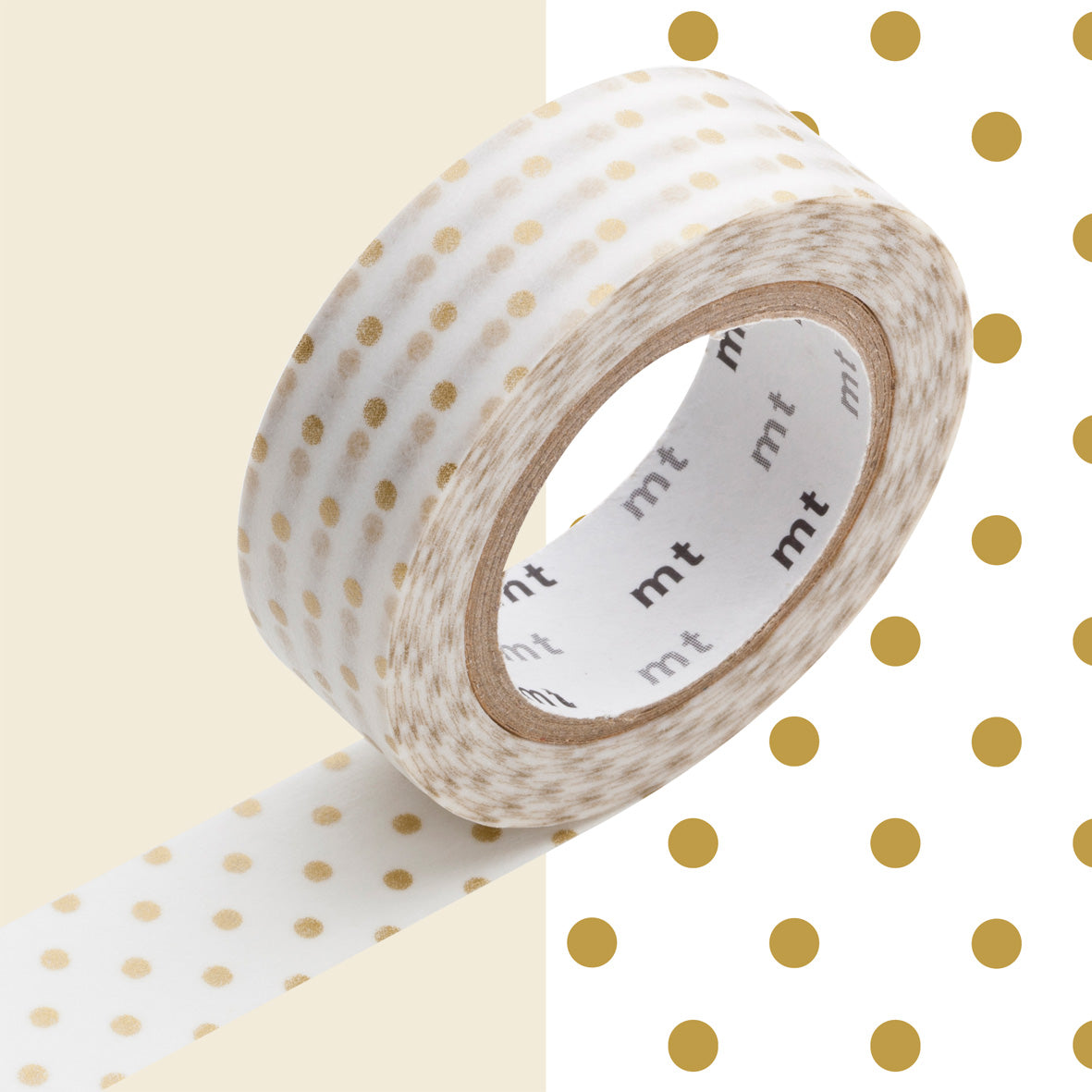 Masking Tape, dot gold