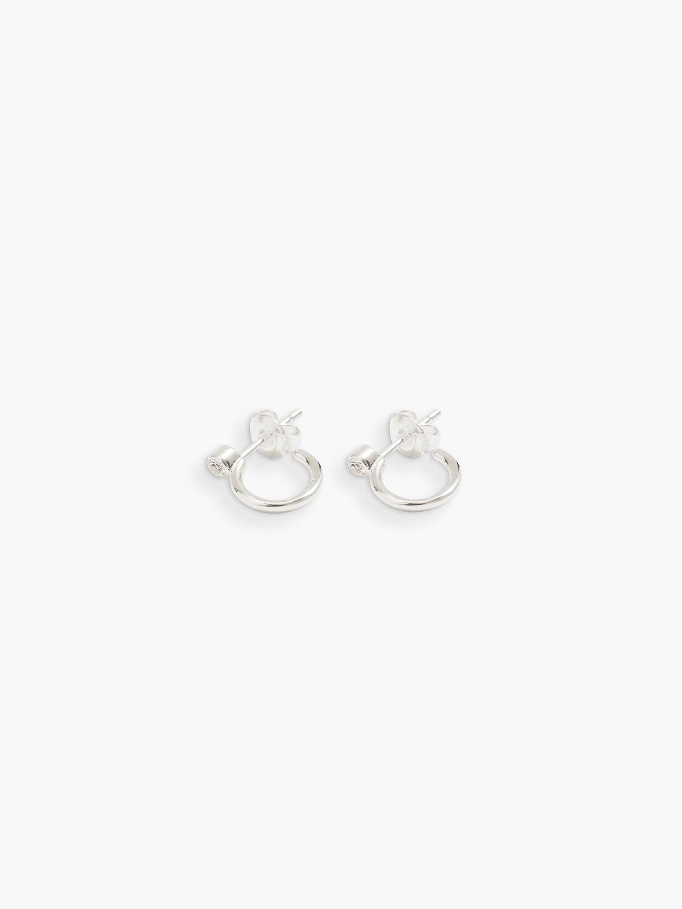 Øreringe Odette Hoops, sølv