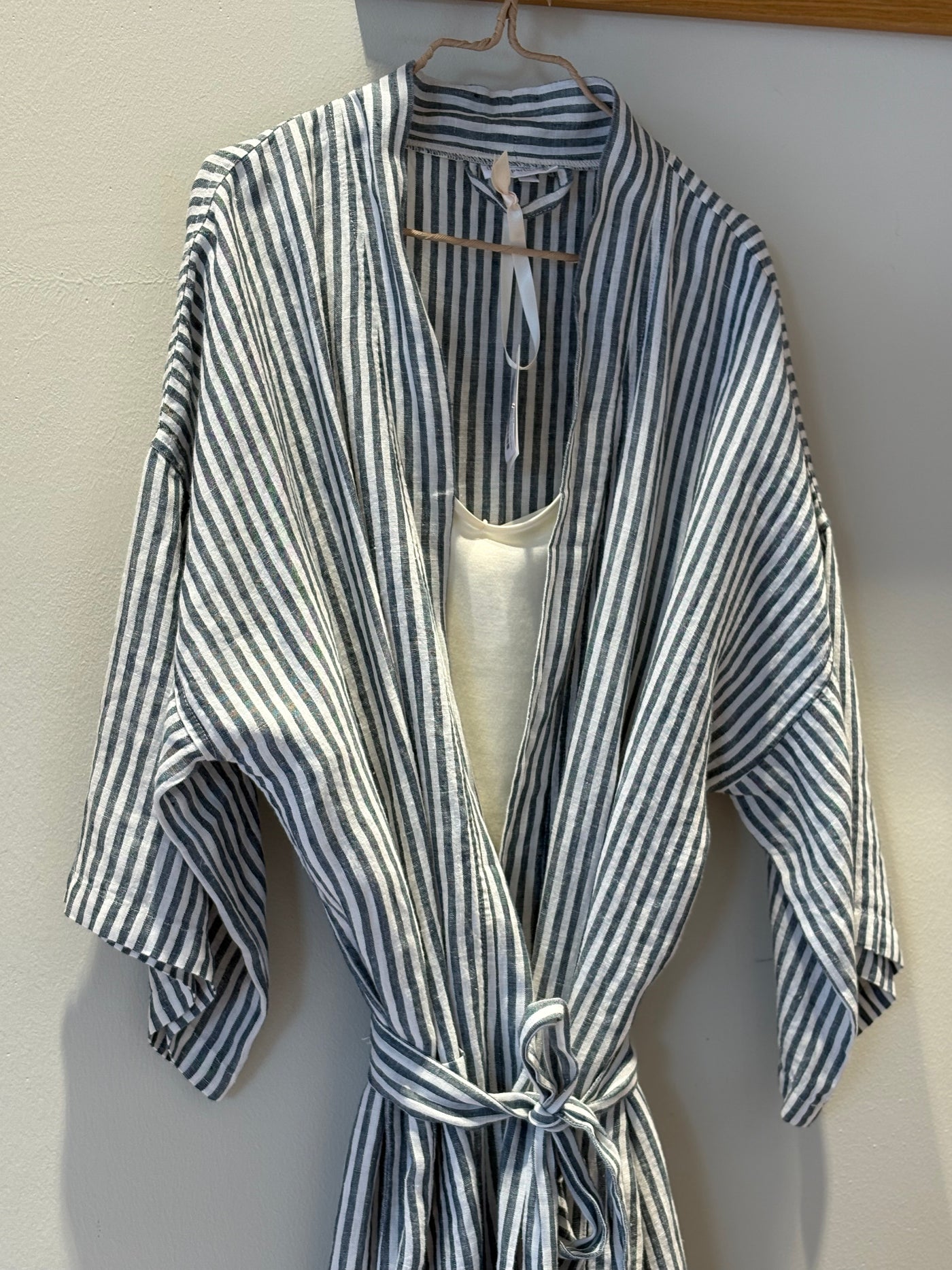 KIMONO BLUE DUCK STRIPE