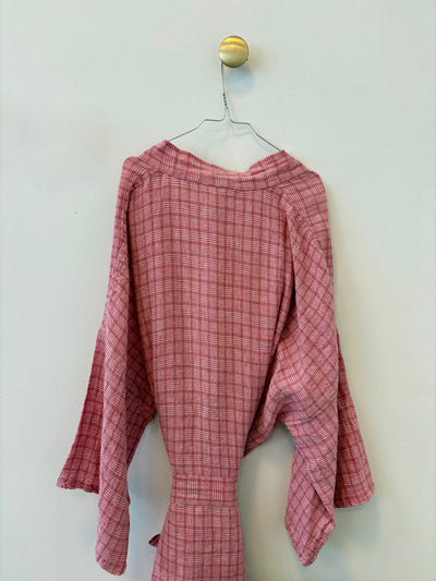 KIMONO RED CHECKS