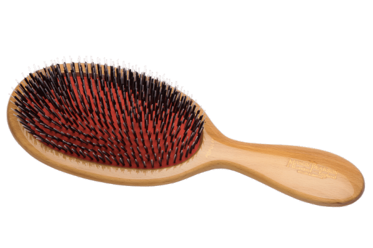 Hårbørste, Popular Bristle & Nylon, Light Cherry Wood